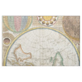 Oude kaart van de wereld stof (Fat Quarter)