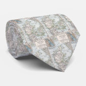 Oude kaart van Denemarken, Danmark in het Deens, 1 Stropdas (Opgerold)