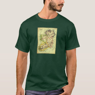 oude kaart van ierland - update t-shirt