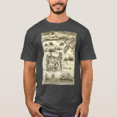 Oude kaart van Lemnos (Isle de Stalimene) T-shirt (Voorkant)