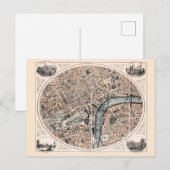 Oude kaart van Londen (Voorkant / Achterkant)