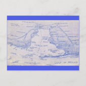 Oude kaart van Mobile Bay (Voorkant)