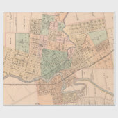 Oude kaart van Napa CA (1879) Cadeaupapier (Vlak)