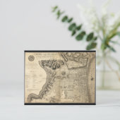 Oude kaart van Philadelphia Pennsylvania uit 1796 (Staand voorkant)