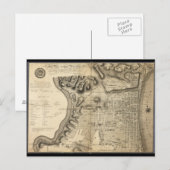 Oude kaart van Philadelphia Pennsylvania uit 1796 (Voorkant / Achterkant)