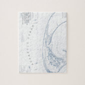Oude kaart van provincetown Cape Cod Legpuzzel (Verticaal)