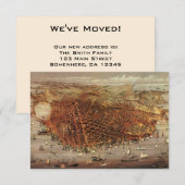 Oude kaart van San Francisco, adreswijziging (Voorkant / Achterkant)