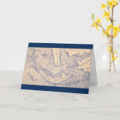 Oude kaart van Sanibel en Captiva (Gele Bloem)