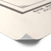 Oude kaart van Sicilië (1943) Poster (Hoek)