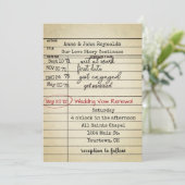 Oude Kaart Wedding Vow Renewal (Staand voorkant)