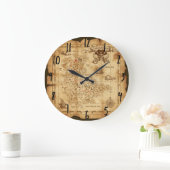  Oude Kaart X van de Recht van het Piraat van de S Grote Klok (Huis)