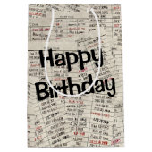 Oude Kaarten van de Bibliotheek voor Dagen Medium Cadeauzakje (Voorkant)