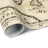 Oude  kaartpartij die papier verpakt (Rol Hoek)