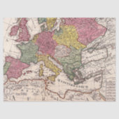 Oude Kaartserie 1 Ontwerp 12 Tissuepapier (Voorkant)