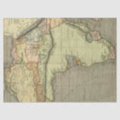 Oude Kaartserie 1 Ontwerp 13 Tissuepapier (Voorkant)