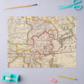 Oude kaartserie 1 ontwerp 3 tissuepapier (Craft)