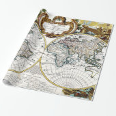 Oude kaartspeelfeestje voor verpakkingspapier cadeaupapier (Uitgerold)