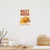 Oude Kaasposter – Retro Keuken Muur Kunst Poster (Keuken)