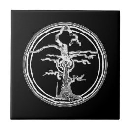 Oude kabelboom tegeltje