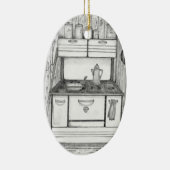 Oude kajuitkachel keramisch ornament (Rechts)