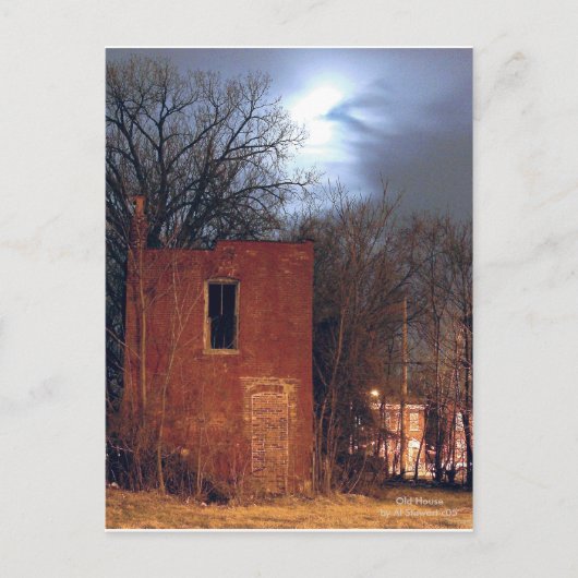 Oude kamer briefkaart (Voorkant)