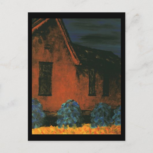 Oude kamer briefkaart (Voorkant)