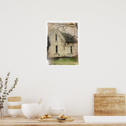 Oude kamer poster (Keuken)