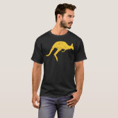 Oude Kangoeroe Australië Aussie Roo T-shirt (Voorkant volledig)