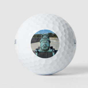 Oude kanon golfballen
