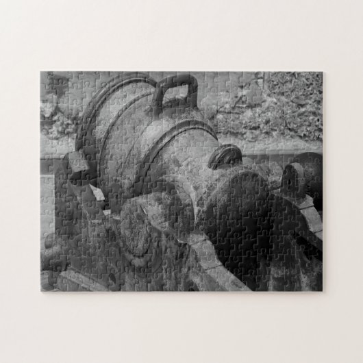 Oude kanon St.Augustine Fort Florida. Legpuzzel (Horizontaal)