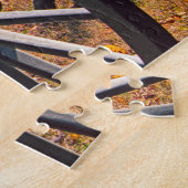 Oude kanonnen uit de burgeroorlog. Kerstgroeten Legpuzzel (Zijkant)