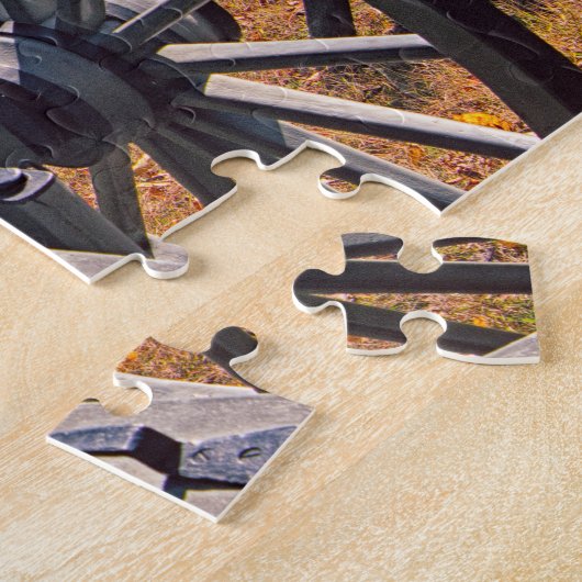 Oude kanonnen uit de burgeroorlog. legpuzzel (Zijkant)