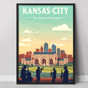 Oude Kansas City Poster