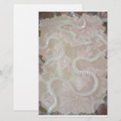  Oude Kant en Sequins Stationery Briefpapier (Voorkant / Achterkant)