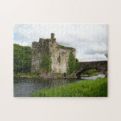 Oude kasteelpuzzel legpuzzel (Horizontaal)