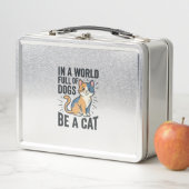 Oude Kat Liefhebber Wees een Kat Grafisch Ontwerp_ (In situ)