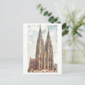 Oude Kathedraal in Keulen/Koln Briefkaart (Staand voorkant)
