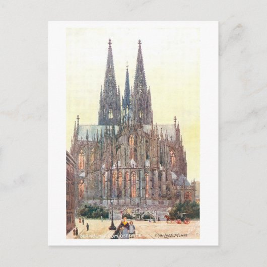Oude Kathedraal in Keulen/Koln Briefkaart (Voorkant)