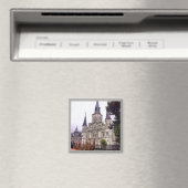 Oude kathedraal op JackSon Square Magneet (Insitu (Vaatwasser))