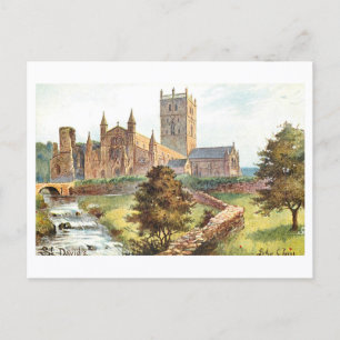 Oude Kathedraal van St. David, Wales Briefkaart