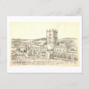 Oude Kathedraal van St. David, Wales Briefkaart