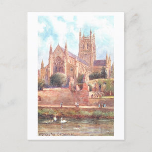 Oude Kathedraal van Worcester Briefkaart