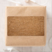 Oude katoenen canvas textuur voor achtergrond etiket (Insitu)