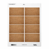 Oude katoenen canvas textuur voor achtergrond etiket (Full Sheet)