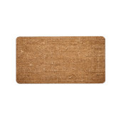 Oude katoenen canvas textuur voor achtergrond etiket (Voorkant)