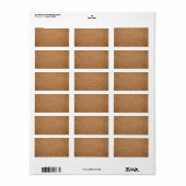 Oude katoenen canvas textuur voor achtergrond etiket (Full Sheet)