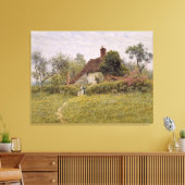 Oude katten bij inwendige canvas afdruk (Insitu (Woonkamer))