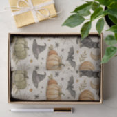 Oude katten pompoenen Halloween Tissuepapier (Geschenk)