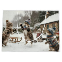 Oude Kattesneeuwbalgevecht Grote Cadeautas