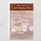 Oude kauwbankkerij briefpapier (Voorkant / Achterkant)